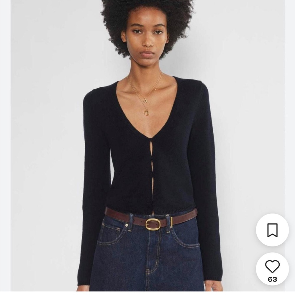 Aritzia Wilfred basque cardigan